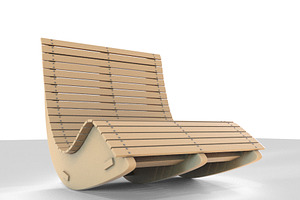 Wood Lounge Chair