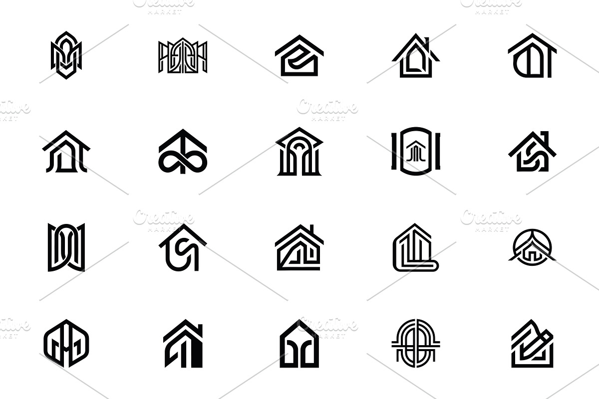 Architecture Real Estate Logo Pack, a Branding & Logo Template by Vectorium Studio (Photo 6 of 11)