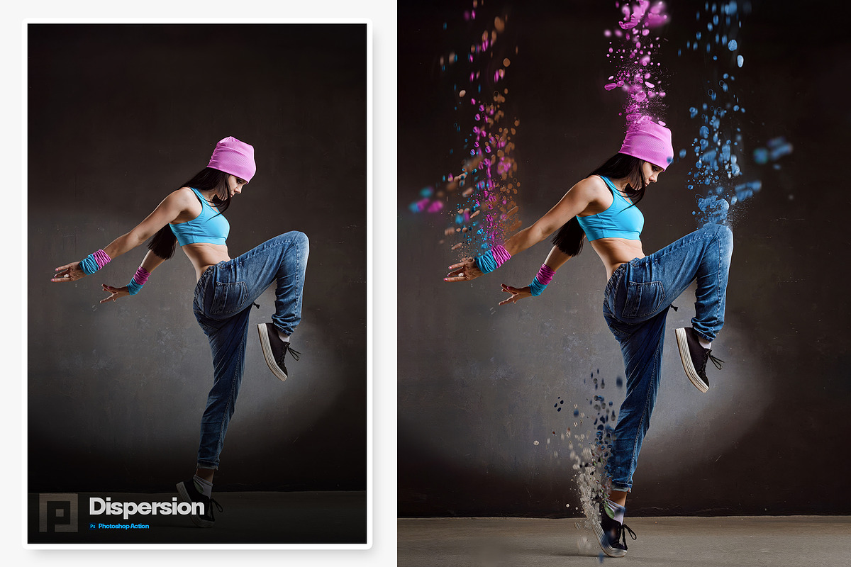 Dispersion Photoshop Action, an Action Add-On by Shovajit (Photo 8 of 8)