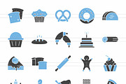 50 Bakery Blue & Black Icons, an Icon by IconBunny (Thumbnail 2 of 2)