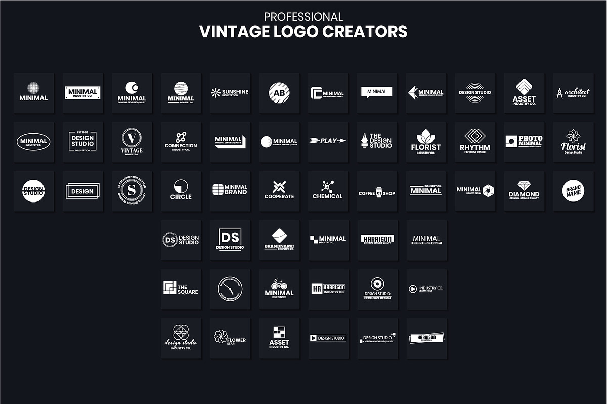 1046 Vintage Logo Creators, a Branding & Logo Template by Toonsteb (Photo 3 of 22)