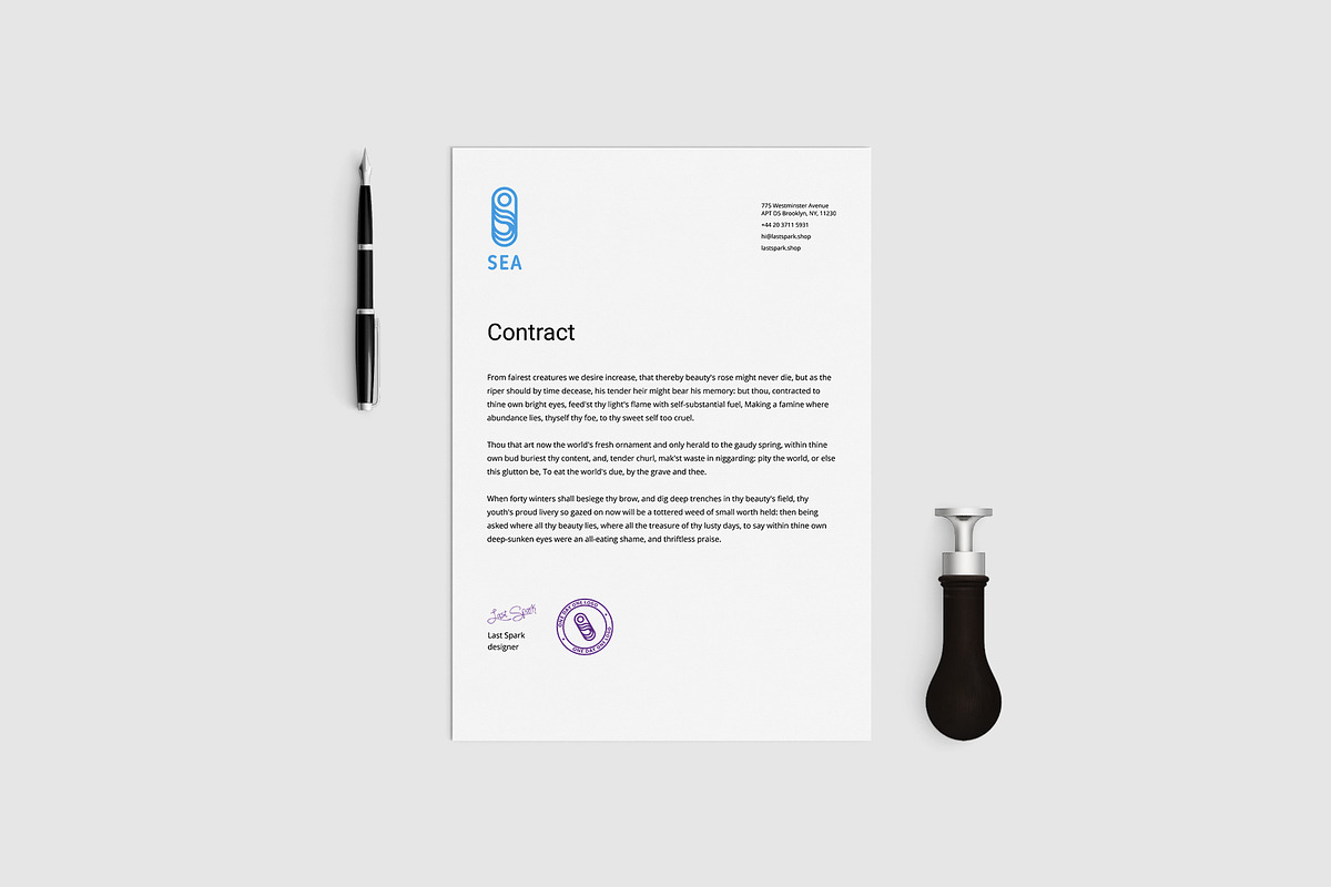 Sea S Letter Logo, a Branding & Logo Template by Last Spark (Photo 5 of 6)