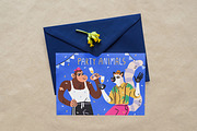 Happy birthday cards with animals, an Animal Illustration by Good Studio (Thumbnail 8 of 11)