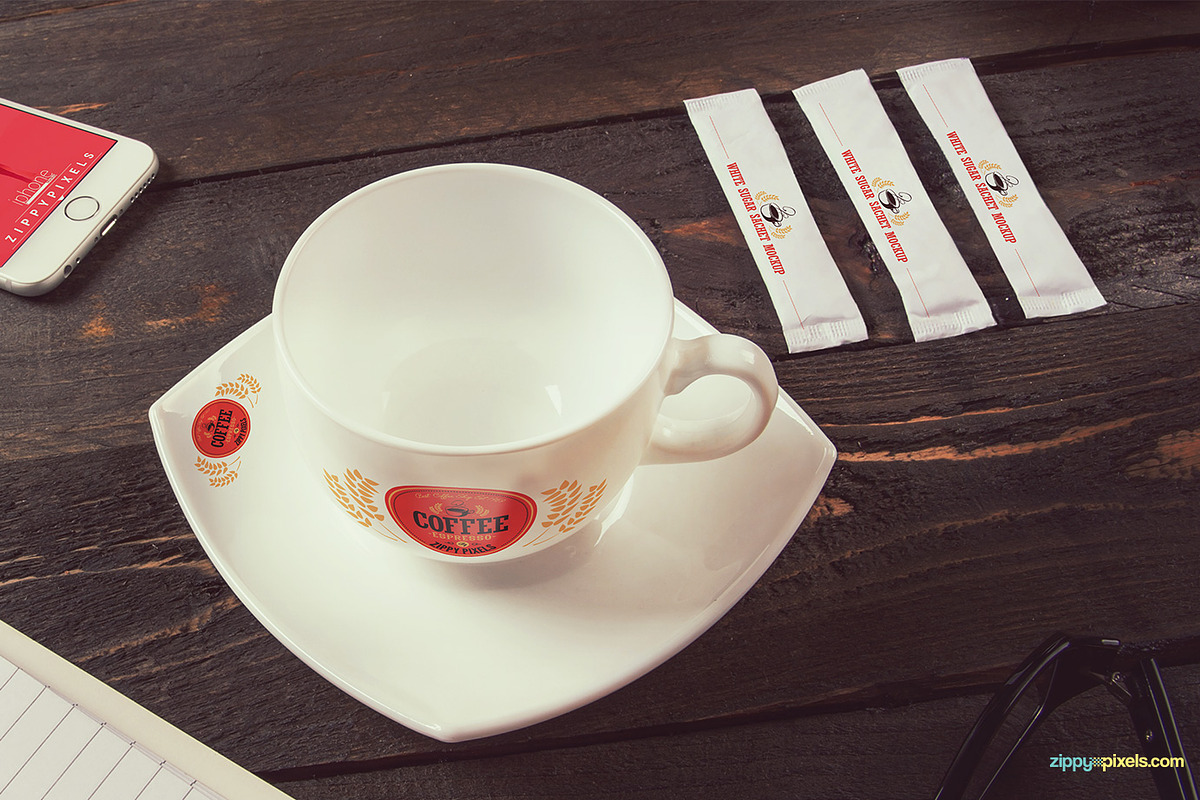 Coffee Branding & Packaging Mockups, a Cups & Container Mockup by ZippyPixels (Photo 2 of 14)