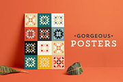 QUILT Geometric Patterns, a Pattern Graphic by Anugraha Design (Thumbnail 2 of 7)