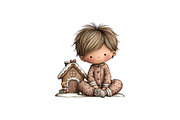 Christmas Pajama Party Clipart, an Illustration by Craft Nest (Thumbnail 9 of 11)