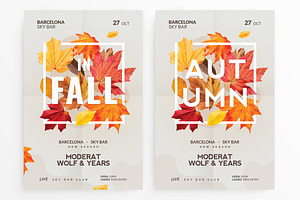Autumn Fall Flyer, a Flyer Template by Human Made