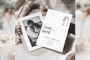 Botanical Save the Date Canva bd011, an Invitation Template by TyphoonStudio (Thumbnail 7 of 10)