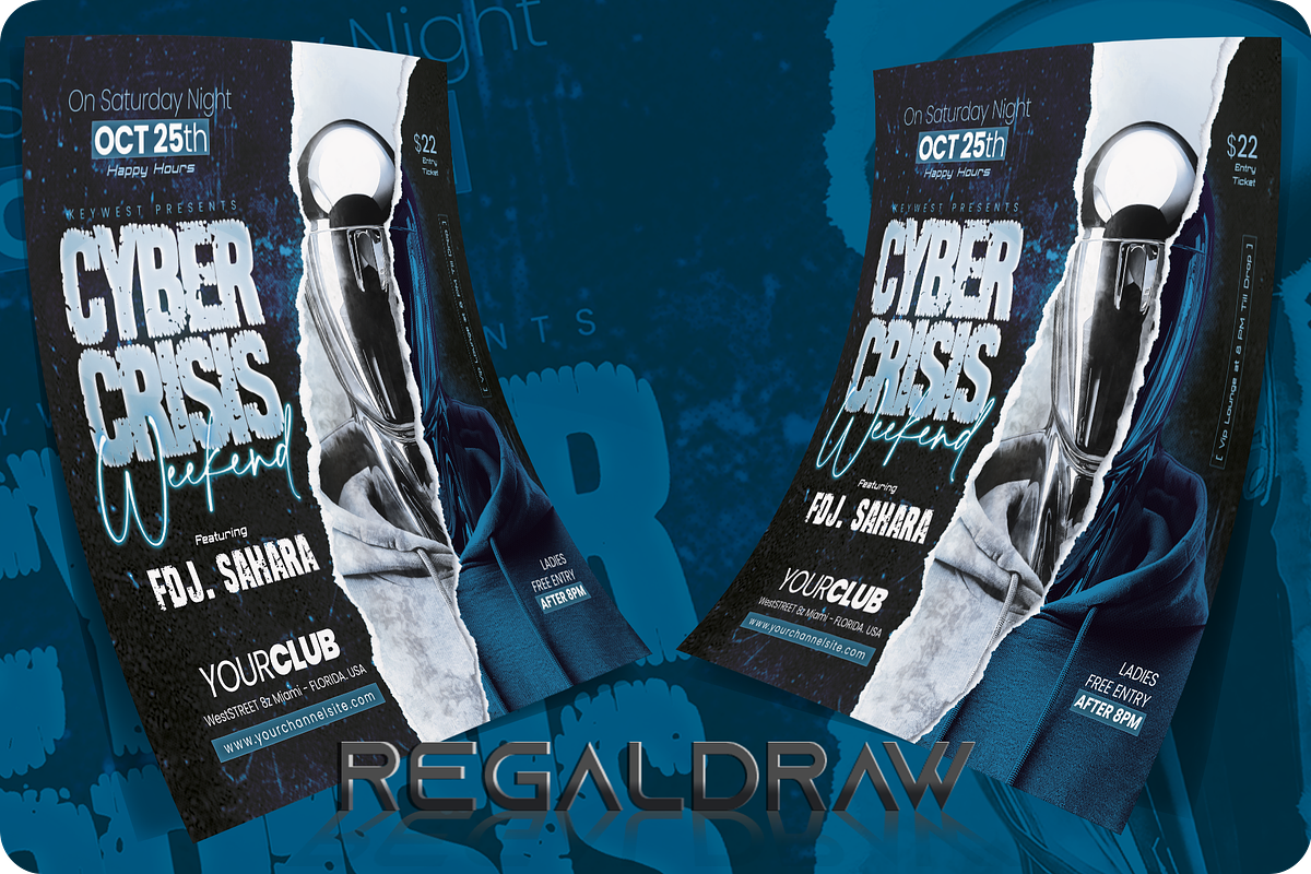 Cyber Crisis Weekend Flyer preview 2