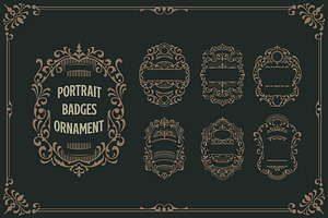 Victorian Ornament Vectors Vol. IV