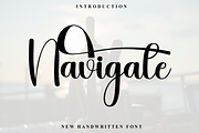 Navigate, a Handwritten Font by InermediaSTUDIO (Thumbnail 1 of 8)