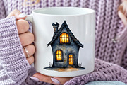 Haunted House Halloween Bundle, an Illustration by Pixels.Craft (Thumbnail 5 of 5)