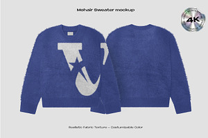 Mohair Sweater mockup, an Apparel Mockup by Voyage Studio