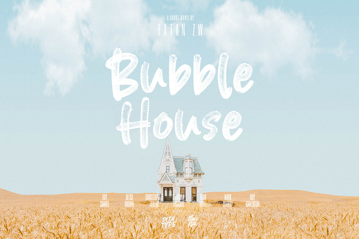 Blured Brush, a Script Font by Ditatype (Photo 6 of 10)
