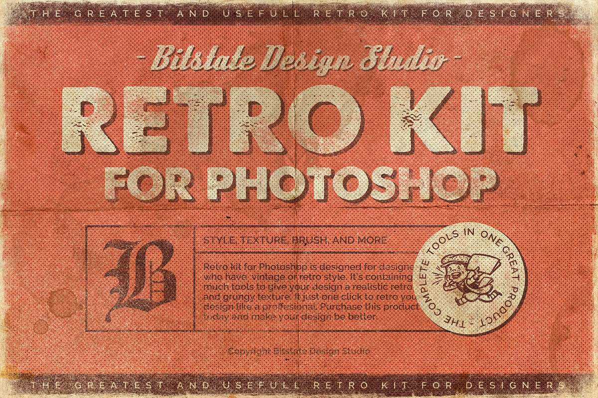 Retro Kit For Photoshop preview 6