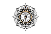 Ornamental Compass Rose SVG Bundle, an Illustration by Gaye Art (Thumbnail 11 of 31)