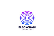 Modern Blockchain Technology Logo, a Branding & Logo Template by HueNestify (Thumbnail 1 of 3)