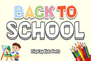 Coloring Book - Kids Font Types, a Font by KiddoGlyphs Studio (Thumbnail 2 of 3)