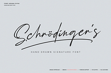 Schrödinger's | Signature Font
