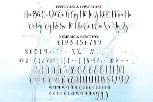 Water Script Font