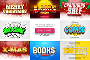 3D Text Effects Collection Vol 26, a Graphic by Aglonemadesign (Thumbnail 1 of 9)