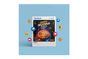 Pizza Shop Flyer Design, a Flyer Template by YUDesignStore (Thumbnail 4 of 6)