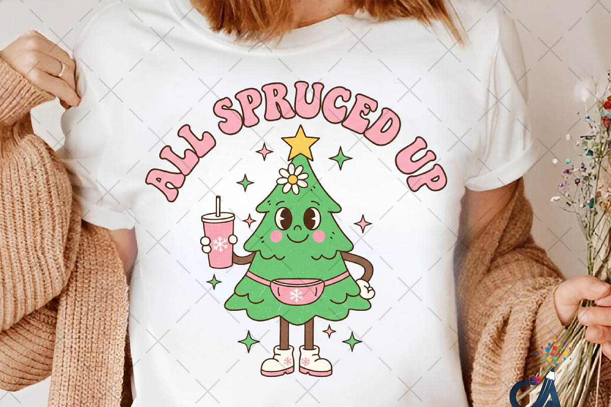 All Spruced Up Christmas Tree PNG, an Illustration by Creative Art (Photo 5 of 6)