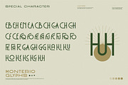 Monterio - Modern Art Deco Typeface, a Sans Serif Font by CCS Type (Thumbnail 24 of 29)