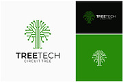 Tree Circuit Electronic Tech Logo, a Branding & Logo Template by ika trisiana (Thumbnail 2 of 2)