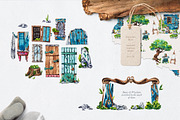 Artist's Garden Watercolours, a Decorative Illustration by Aquarellina (Thumbnail 5 of 30)