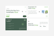 Minimalist Green Energy Presentation, a Presentation Template by Eklip Studio (Thumbnail 3 of 5)