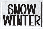 Snow Winter | Script Font, a Script Font by Scratchones (Thumbnail 1 of 8)