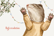 The Christmas town, an Animal Illustration by Mimomy (Thumbnail 8 of 14)