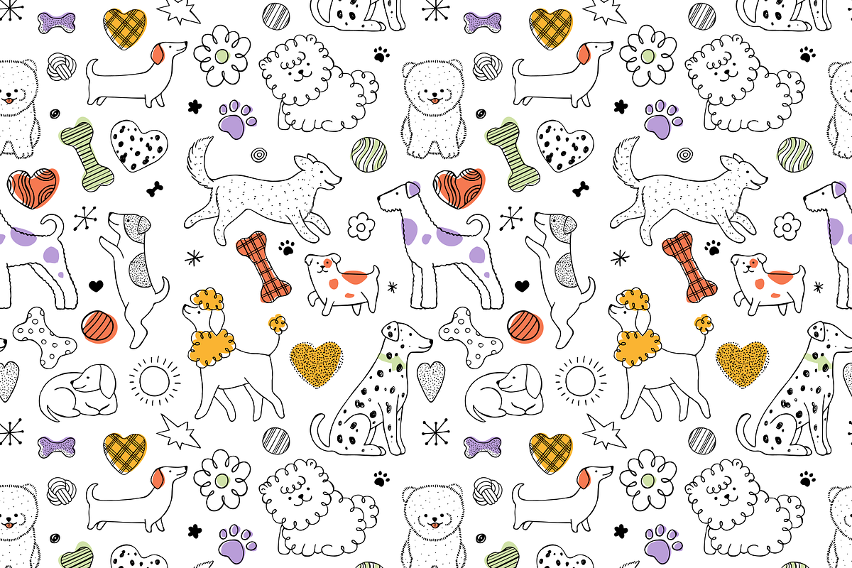 Dog illustrations, an Animal Illustration by adehoidar (Photo 4 of 10)