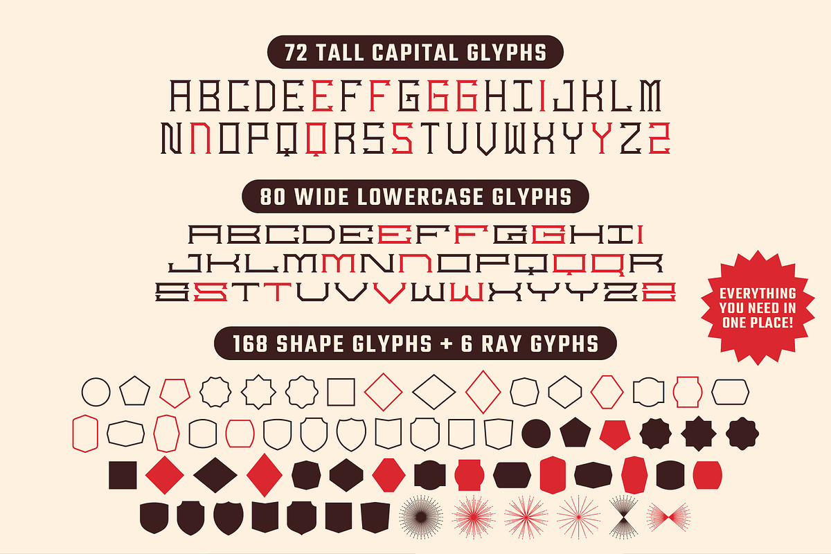 MONOGRAM-MAGICIAN-ACT3, a Symbol Font by Para-Scope Design (Photo 7 of 11)