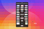 Instagram Stories Stickers, a Social Media Template by karnofff (Thumbnail 5 of 5)