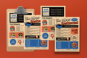 Cream Retro Vintage Food Menu, a Flyer Template by graphicook (Thumbnail 2 of 4)