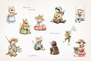 Little picnic party by the river, an Animal Illustration by Mimomy (Thumbnail 3 of 13)