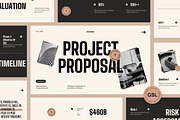 Project Proposal Google Slides, a Presentation Template by fakhroo (Thumbnail 1 of 5)