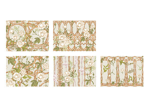 Vintage Roses Seamless Patterns