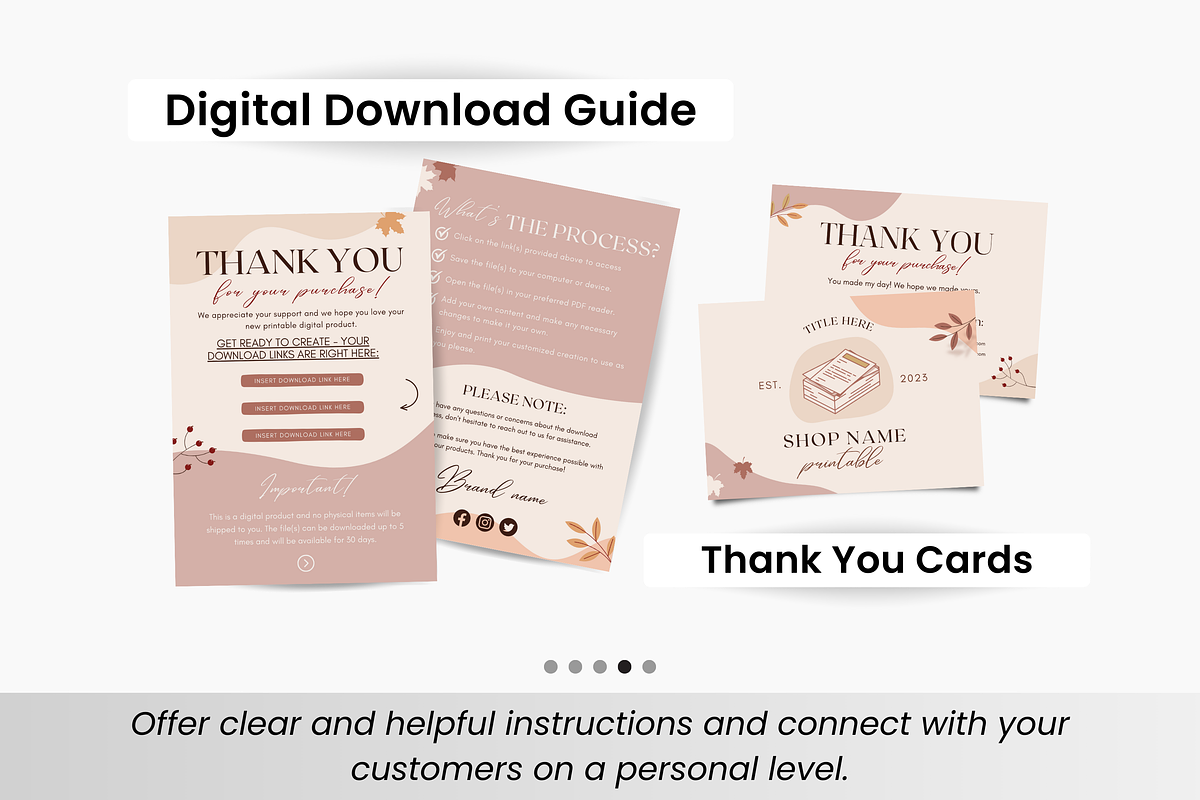 Etsy Digital Shop Templates Bundle, a Design Template by DigiPax (Photo 6 of 10)