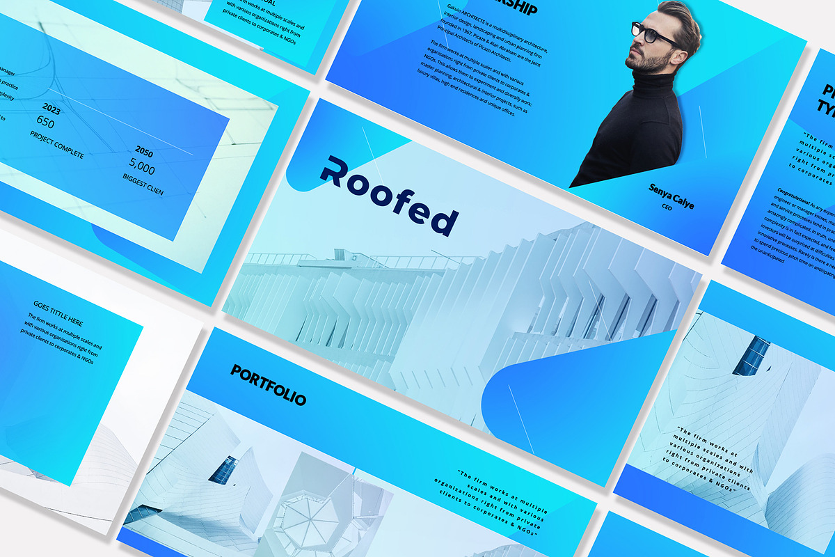 Roofed Corporate Google Slides, a Presentation Template by temphall (Photo 8 of 8)