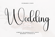 Wedding, a Handwritten Font by InermediaSTUDIO (Thumbnail 1 of 7)