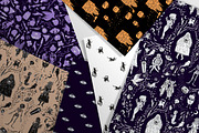 Witchy Halloween Digital Papers, a Pattern Graphic by Lilla Bölecz (Thumbnail 2 of 4)