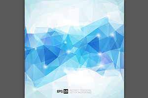 Abstract polygonal background