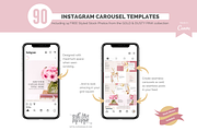 90 Instagram Carousel Canva Template, a Social Media Template by With Love Monique (Thumbnail 4 of 12)
