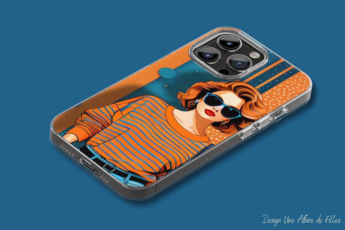 ORANGE & BLUE : COMPLETE COLLECTION, a Person Illustration by Une Affaire de Filles (Photo 2 of 10)