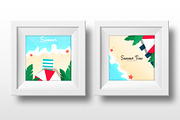 Sea & Beach Social Media Banners., a Social Media Template by Leo Edition (Thumbnail 3 of 4)