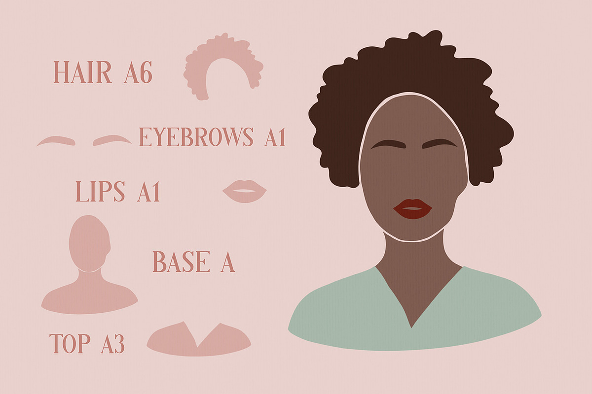 Abstract Women Portrait brushes, a Brush Add-On by Brushed Rose (Photo 3 of 3)