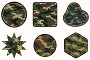 Camo Patches Sublimation Bundle, an Illustration by OK Design (Thumbnail 2 of 5)